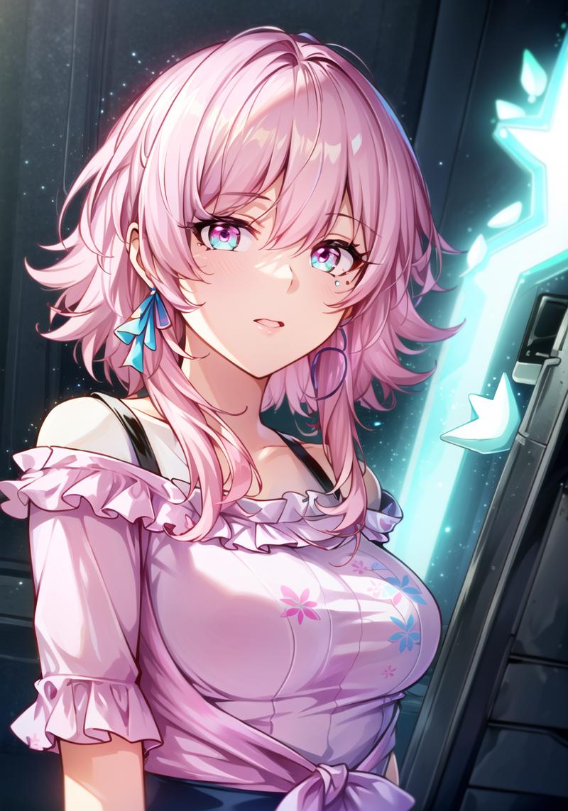 03524-1074264170-((masterpiece)), breasts, looking_at_viewer, short hair, (multicolored_eyes_1.2), (pink hair_1.5), bangs, blue_eyes, (long locks.png